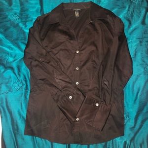 Dark Chocolate button down